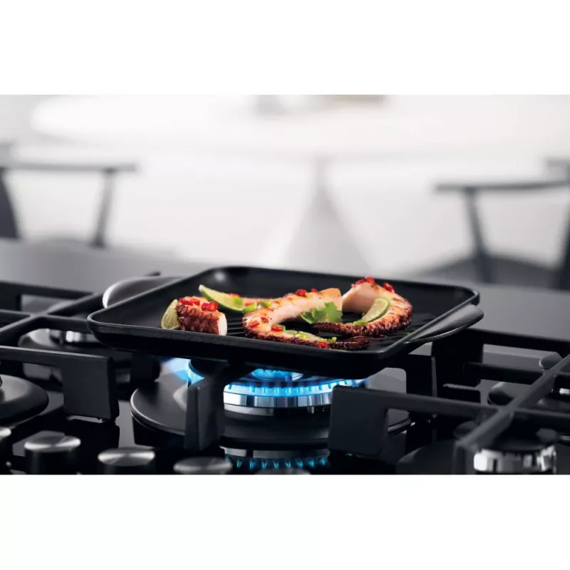 Whirlpool AKWL 728/NB juoda įmontuojama dujinė kaitlentė 75 cm 5 zonos