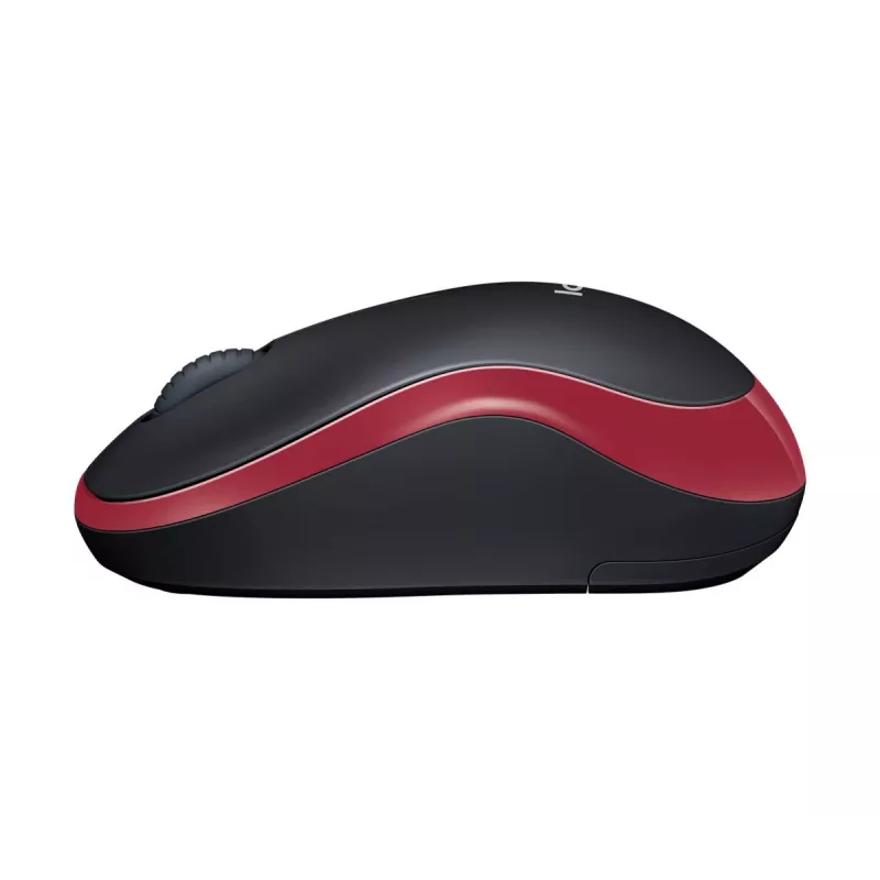 LOGITECH Wireless Mouse M185 Raudona
