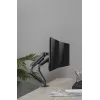 GEMBIRD Reguliuojamas dviejų monitorių laikiklis ant stalo, Space Grey
