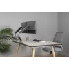GEMBIRD Reguliuojamas dviejų monitorių laikiklis ant stalo, Space Grey