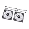 Ventiliatorius Thermaltake CT120 ARGB Sync juodas baltas 500-2000 RPM hidraulinis