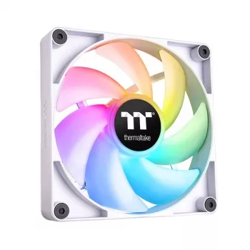 THERMALTAKE PC aušinimo ventiliatorius - CT120 ARGB Sync - 12 cm - Baltas - 2 vnt. pakuotė