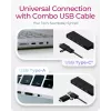 ICY BOX IB-HUB1424-C3 USB 3.2 Gen 1 USB-A + USB-C 5000 Mbit/s juodas