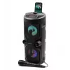 Nešiojamas stereo garsiakalbis SQUEAK SQ1004 Harmony BT 5.0, 40W RMS, Bluetooth 5.0, FM, LED, 8h baterija, Juodas