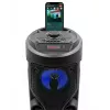 Nešiojamas stereo garsiakalbis SQUEAK SQ1004 Harmony BT 5.0, 40W RMS, Bluetooth 5.0, FM, LED, 8h baterija, Juodas