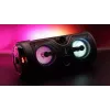Nešiojamas stereo garsiakalbis SQUEAK SQ1004 Harmony BT 5.0, 40W RMS, Bluetooth 5.0, FM, LED, 8h baterija, Juodas