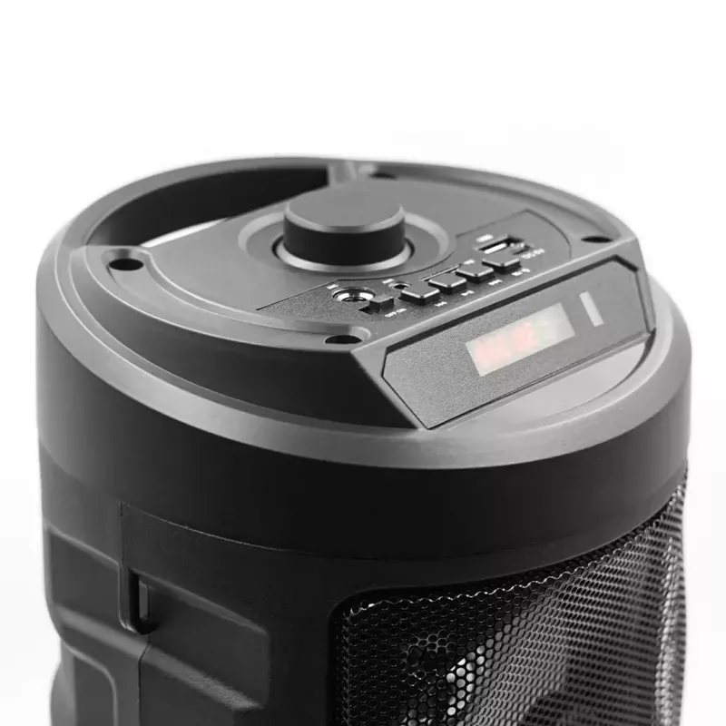 Nešiojamas stereo garsiakalbis SQUEAK SQ1004 Harmony BT 5.0, 40W RMS, Bluetooth 5.0, FM, LED, 8h baterija, Juodas