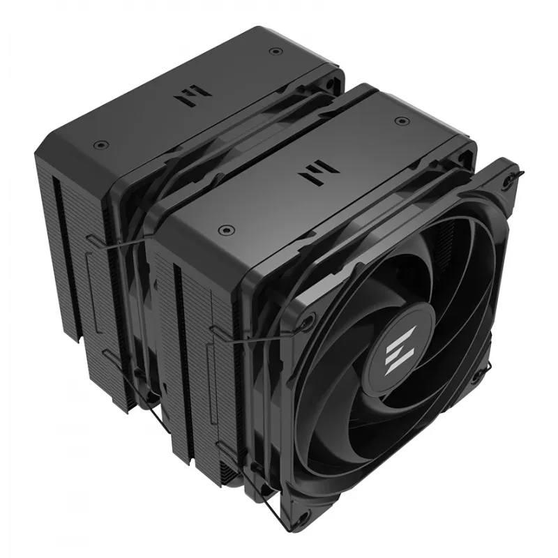 CPU aušintuvas ZALMAN CNPS14X Duo Black, dviejų ventiliatorių 120 mm aušinimo sistema