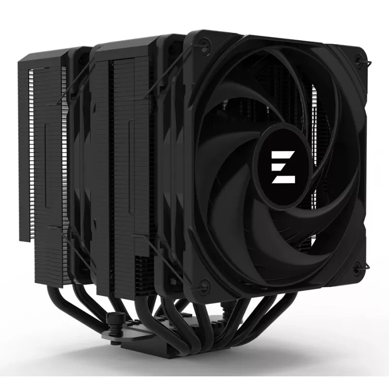 CPU aušintuvas ZALMAN CNPS14X Duo Black, dviejų ventiliatorių 120 mm aušinimo sistema