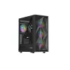 Korpusas GENESIS Diaxid 605 ARGB Midi Tower Juodas