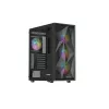 Korpusas GENESIS Diaxid 605 ARGB Midi Tower Juodas