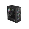 Korpusas GENESIS Diaxid 605 ARGB Midi Tower Juodas