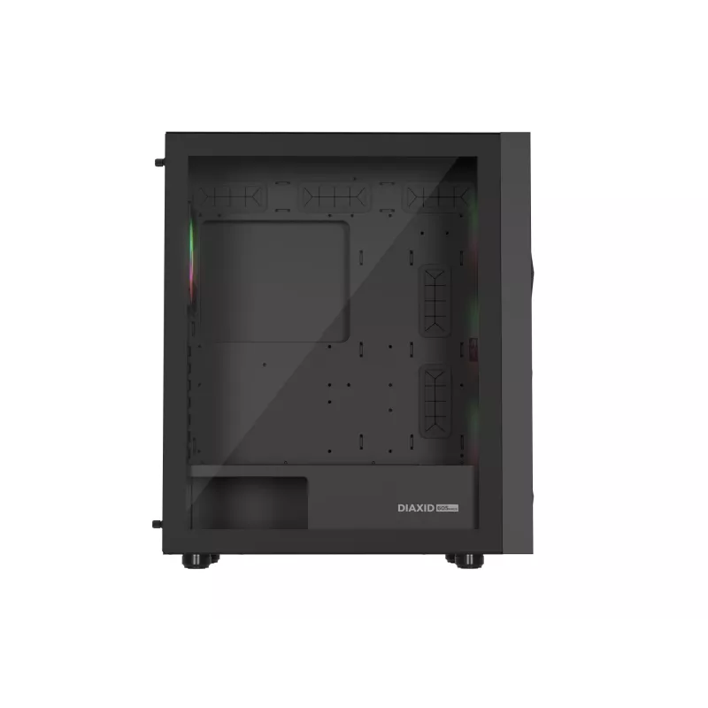 Korpusas GENESIS Diaxid 605 ARGB Midi Tower Juodas