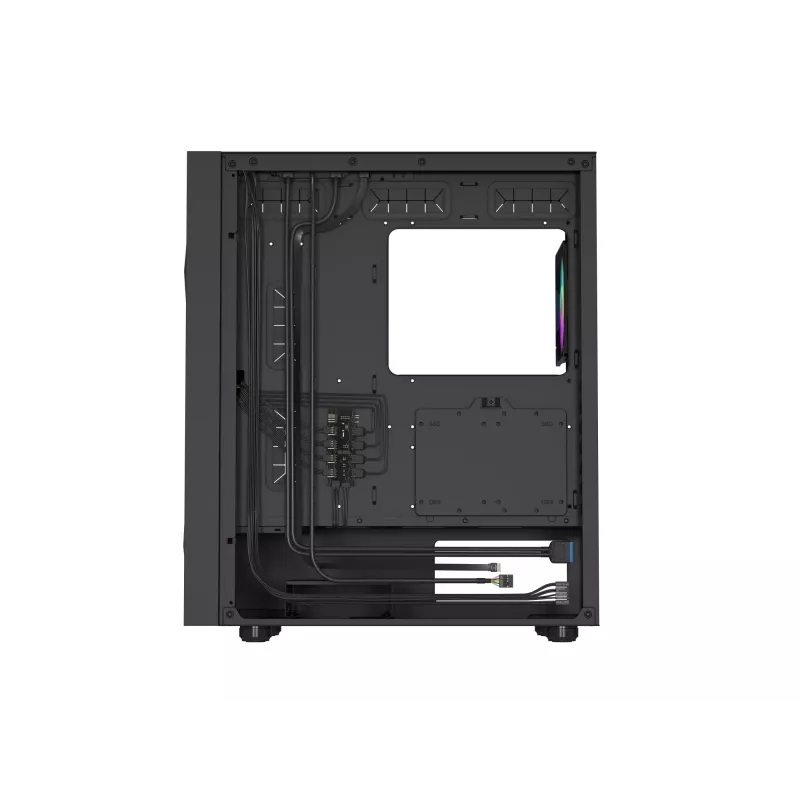 Korpusas GENESIS Diaxid 605 ARGB Midi Tower Juodas