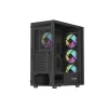 Korpusas GENESIS Diaxid 605 ARGB Midi Tower Juodas