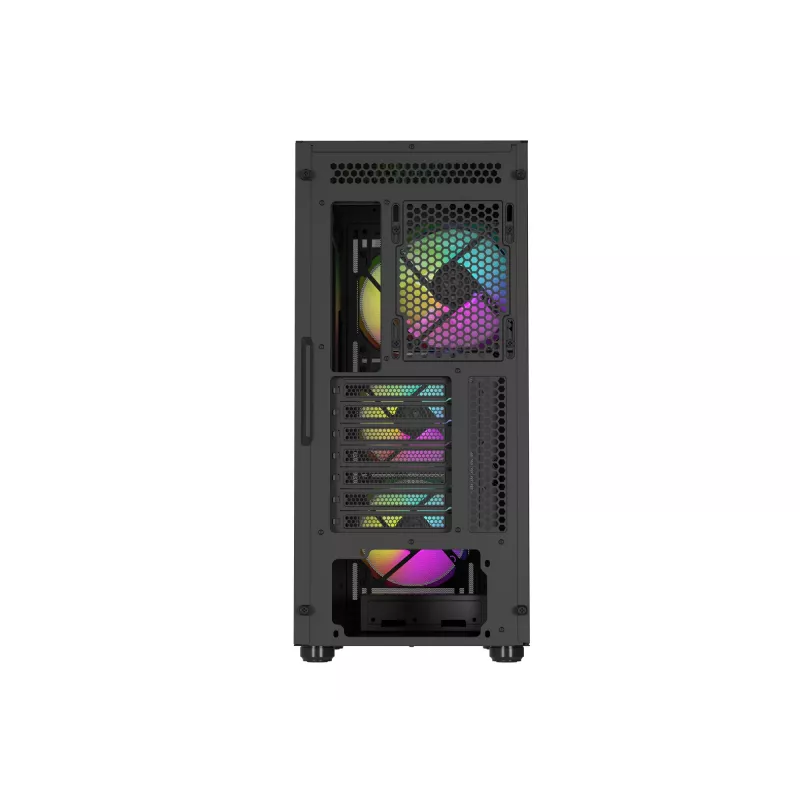 Korpusas GENESIS Diaxid 605 ARGB Midi Tower Juodas