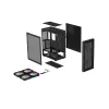 Korpusas GENESIS Diaxid 605 ARGB Midi Tower Juodas