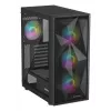 Korpusas GENESIS Diaxid 605 ARGB Midi Tower Juodas
