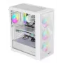 GENESIS Diaxid 605 ARGB Midi Tower Baltas