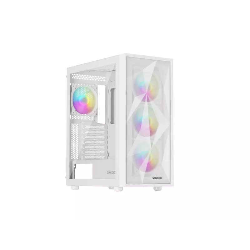 GENESIS Diaxid 605 ARGB Midi Tower Baltas