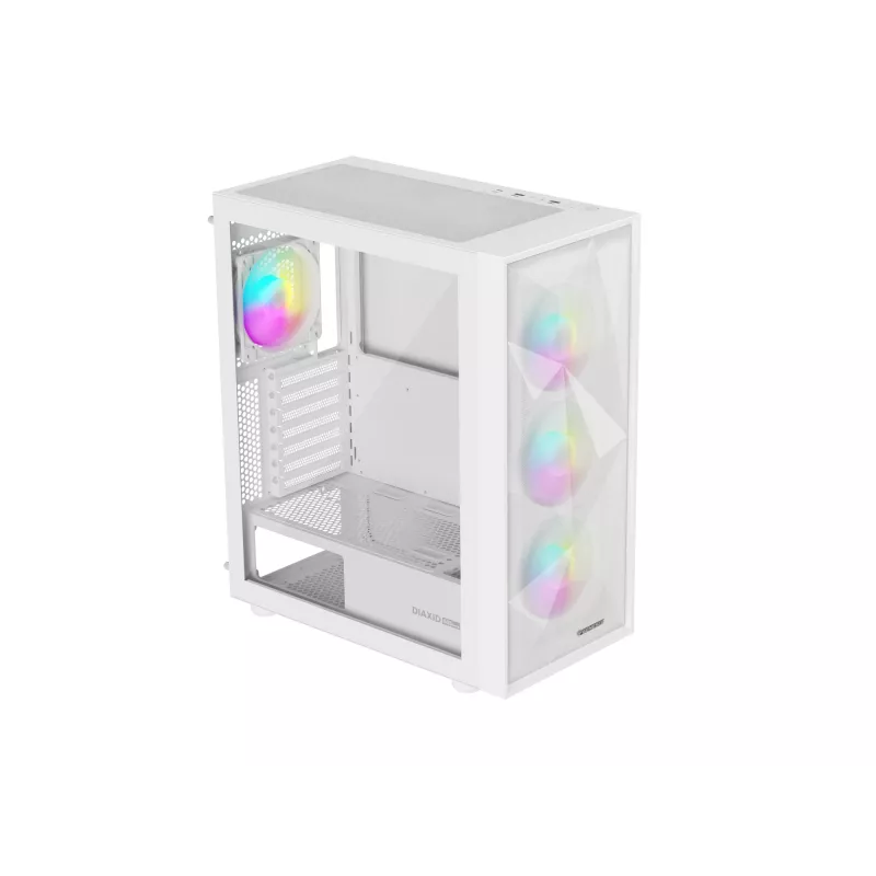 GENESIS Diaxid 605 ARGB Midi Tower Baltas