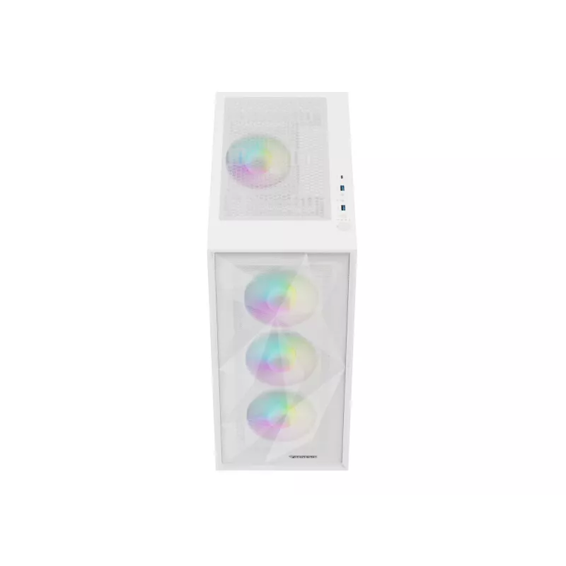 GENESIS Diaxid 605 ARGB Midi Tower Baltas