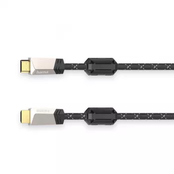 HDMI kabelis Hama 00205026 3 m HDMI A tipo (standartinis) juodas, rožinis