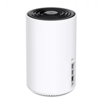 TP-Link Deco XE75 Pro AXE5400 belaidis maršrutizatorius „Wi-Fi 6E“ (triju juostų), balta, vidinė antena, tinklinė sistema, iki 670 m²