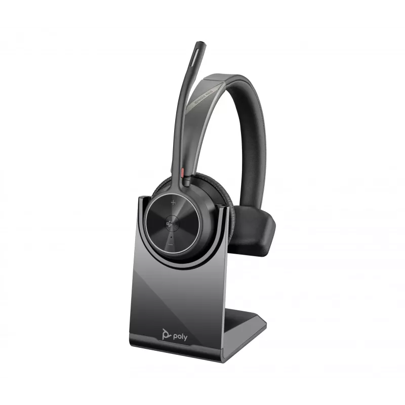 HP Poly Voyager 4310-M belaidė ausinė su USB-C imtuvu BT700 ir įkrovimo stovu, sertifikuota Microsoft Teams
