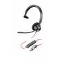 HP Poly Blackwire 3310 Monofoninė ausinė su belaidžiu ryšiu (USB-C), sertifikuota Microsoft Teams, su USB-C/USB-A adapteriu