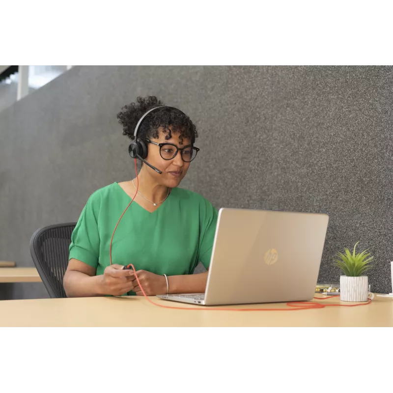 HP Poly Blackwire 8225 Stereo USB-C ausinės su USB-C/A adapteriu