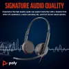 HP Poly Blackwire 3225 Stereo ausinės su USB-C jungtimi, 3,5 mm kištuku ir USB-C/A adapteriu
