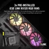 CORSAIR Icue Link 3500X RGB Vidutinio bokšto kompiuterio korpusas