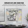 CORSAIR kompiuterio korpusas Icue Link 3500x RGB Mid-tower - Baltas