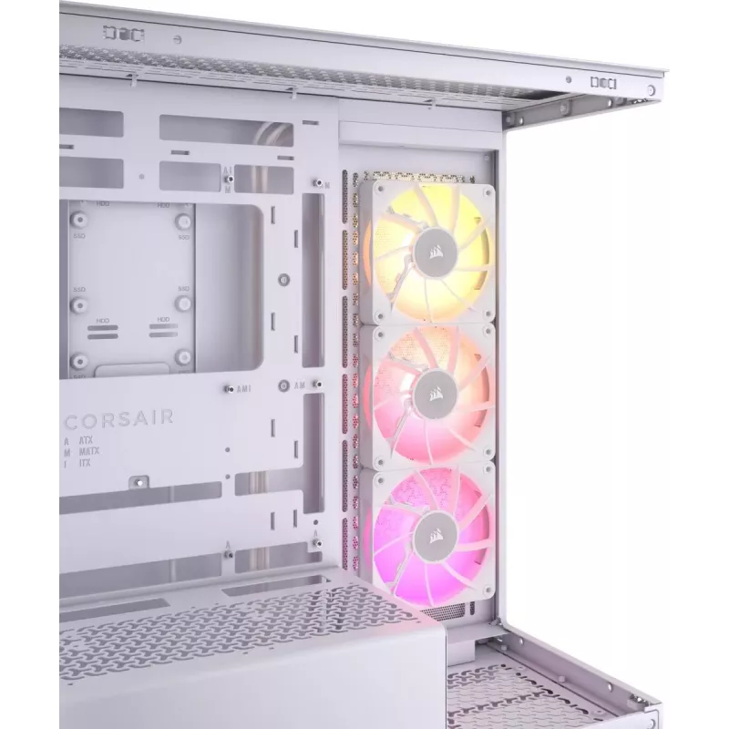 CORSAIR kompiuterio korpusas Icue Link 3500x RGB Mid-tower - Baltas