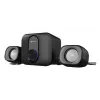 NATEC NGL-2111 namų garso mini sistema, 3 W RMS, 2 garsiakalbiai, 3,5 mm įvestis, 7,62 cm žemų dažnių garsiakalbis, juoda