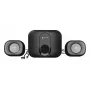 NATEC NGL-2111 namų garso mini sistema, 3 W RMS, 2 garsiakalbiai, 3,5 mm įvestis, 7,62 cm žemų dažnių garsiakalbis, juoda