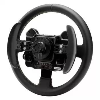 Thrustmaster Evo Racing 32R Leather vairas, juodas/geltonas, PC, PS4, PS5, Xbox, Xbox One