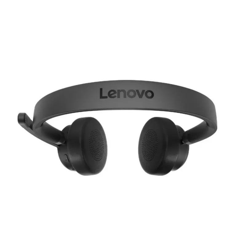 Lenovo belaidė VoIP ausinė, galvos juosta, biurui / skambučių centrui, Bluetooth, juoda