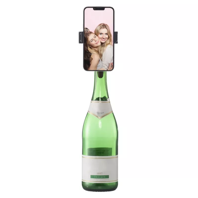 Laikiklis telefonui Hama Bottle Pod Fun pasyvus juodai raudonas