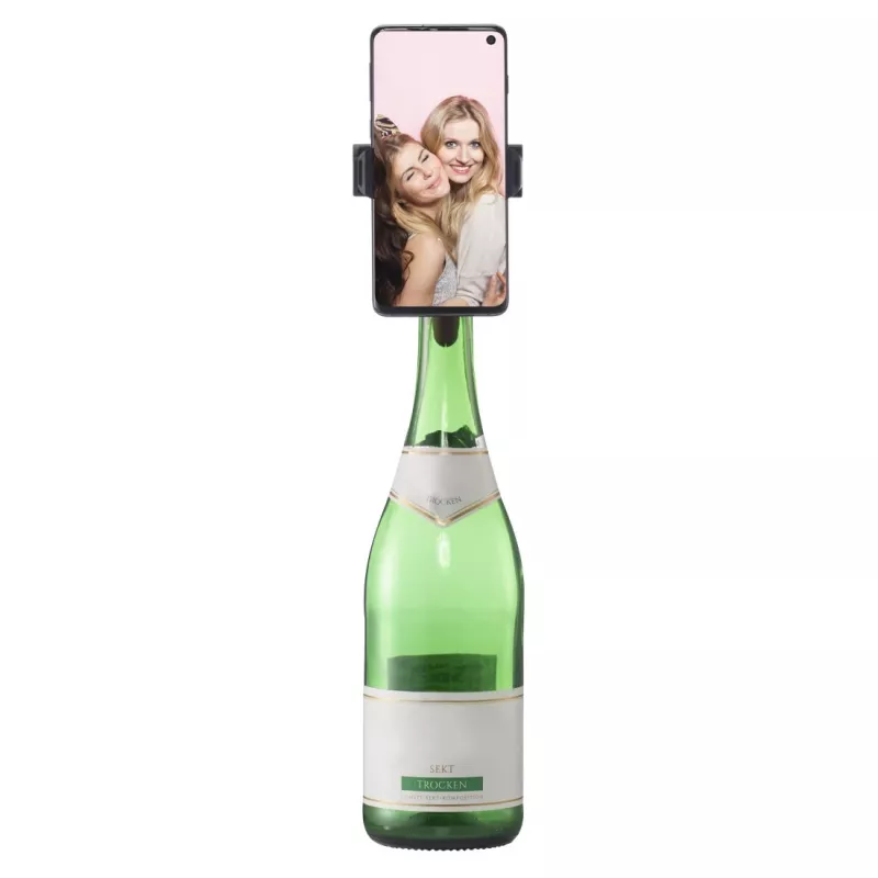 Laikiklis telefonui Hama Bottle Pod Fun pasyvus juodai raudonas
