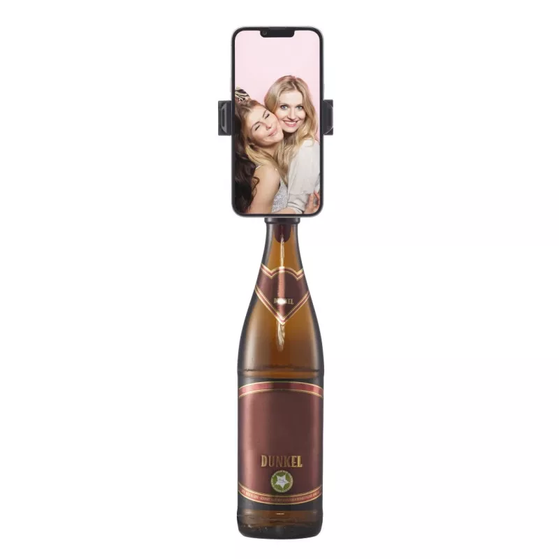 Laikiklis telefonui Hama Bottle Pod Fun pasyvus juodai raudonas