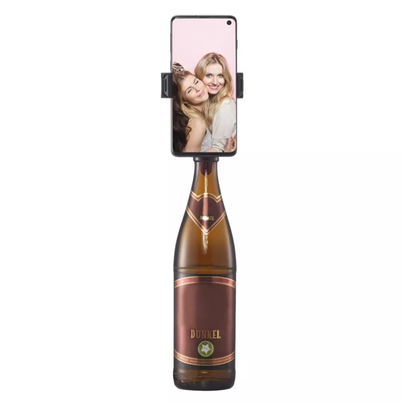 Laikiklis telefonui Hama Bottle Pod Fun pasyvus juodai raudonas
