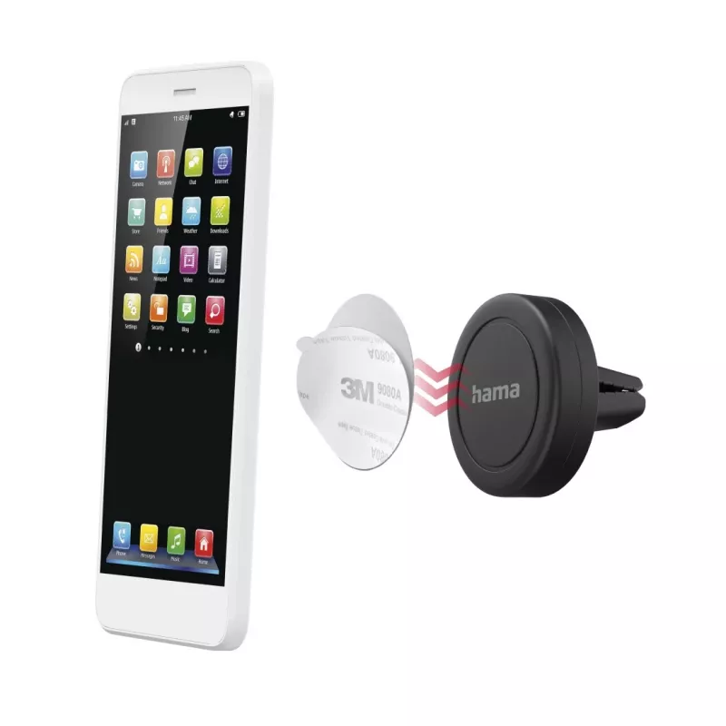 Hama Magnet Passive laikiklis telefonui Smartphone juodas 00201517