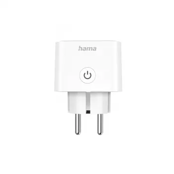 Hama 00176638 išmanusis kištukinis lizdas CEE 7/7 Baltas