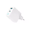 GEMBIRD 2 prievadų 30 W GaN USB greitasis įkroviklis LED baltas