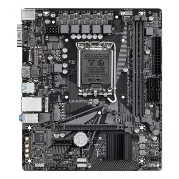 GIGABYTE H610M H V3 DDR4 pagrindinė plokštė – palaiko Intel Core 14 kartos procesorius, 4+1+1 hibridinių fazių skaitmeninis VRM, iki 3200 MHz DDR4, 1xPCIe 3.0 M.2, GbE LAN, USB 3.2 Gen 1