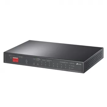 TP-Link TL-SG1210PP 10 prievadų Gigabit stalinis jungiklis su 6 PoE+ ir 2 PoE++ prievadais