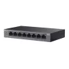 TP-Link LiteWave 8 prievadų Gigabit darbalaukio komutatorius su 8 PoE+ prievadais