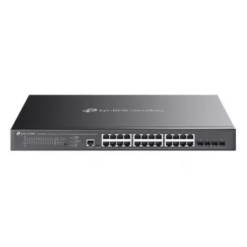 TP-Link Omada SG3428XMPP valdomas tinklo jungiklis L2+ Gigabit Ethernet (10/100/1000) su PoE 1U juodas